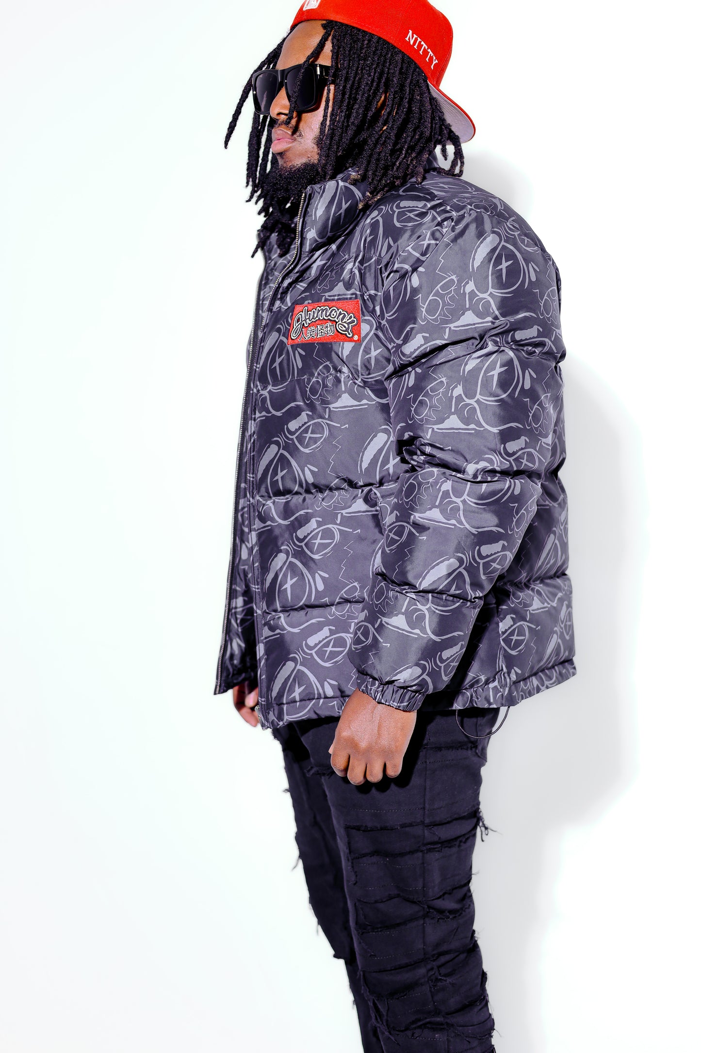 Zombie puffer coat