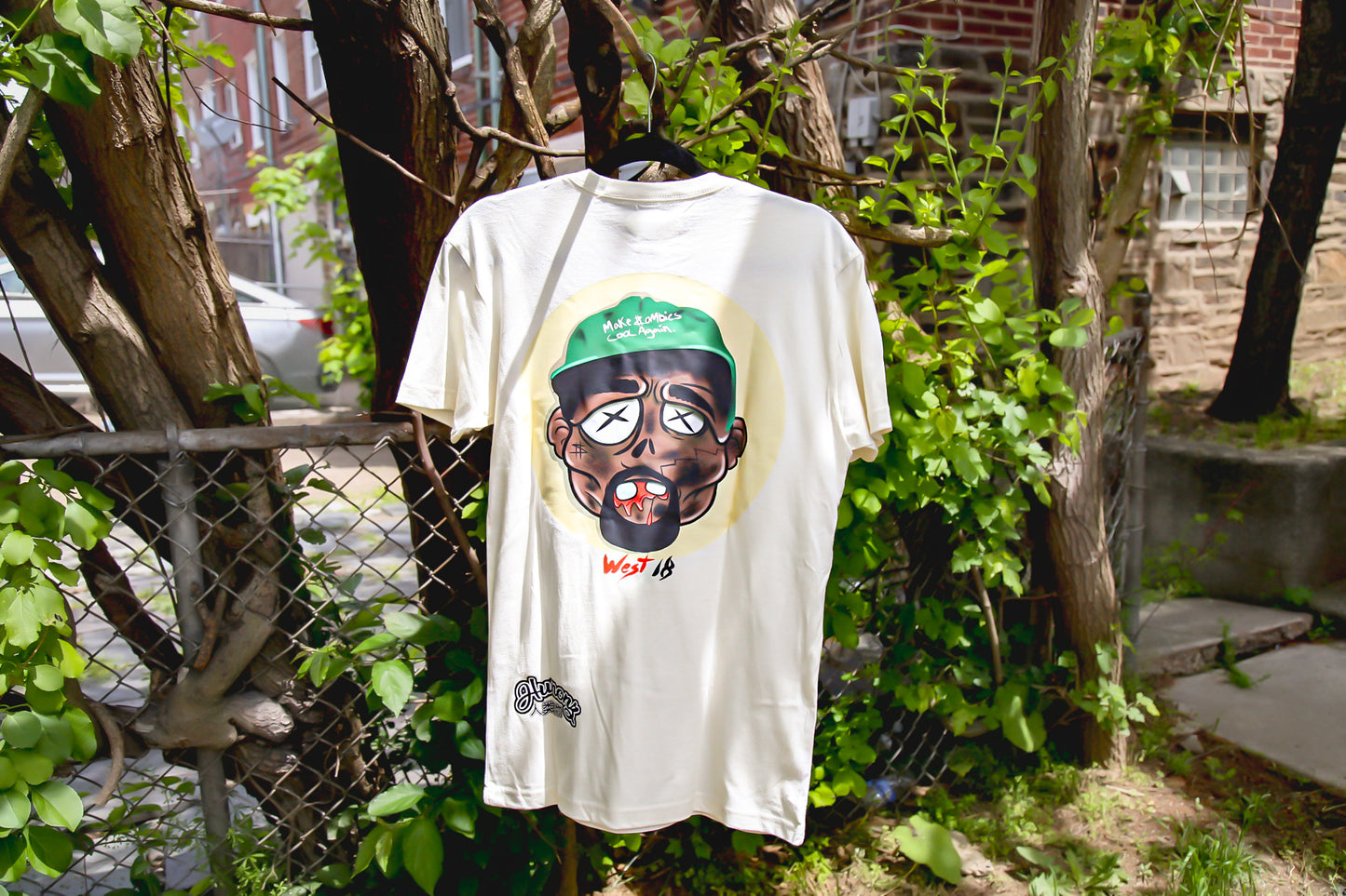 Kanye zombie tee